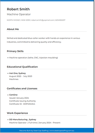 Free Resume